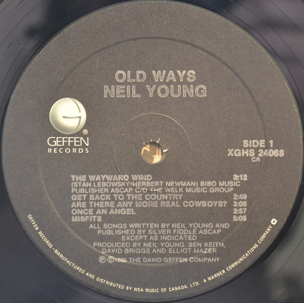 Neil Young : Old Ways (LP, Album)