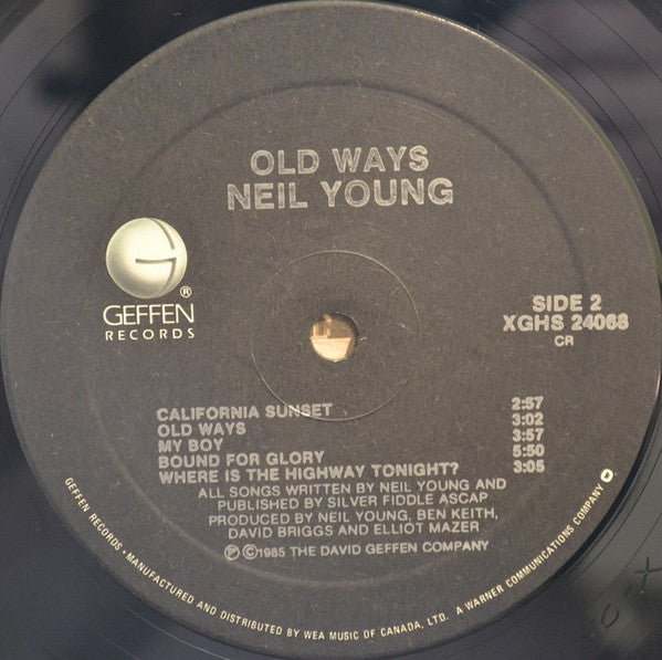 Neil Young : Old Ways (LP, Album)