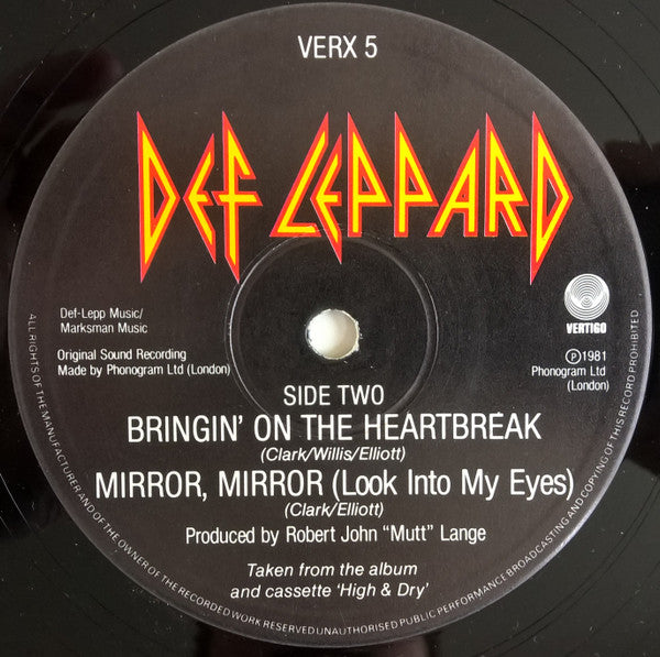 Def Leppard : Photograph (12", Single)