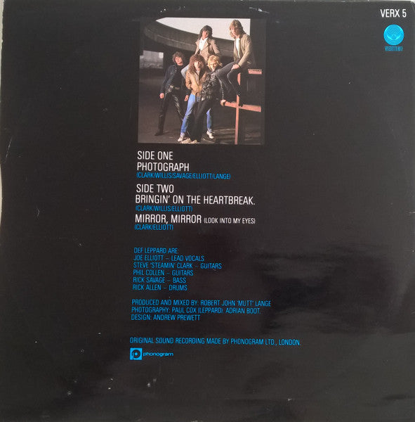 Def Leppard : Photograph (12", Single)