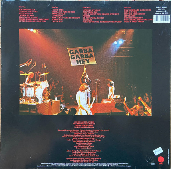 Ramones : It's Alive (2xLP, Album, RE, Gat)