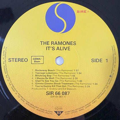 Ramones : It's Alive (2xLP, Album, RE, Gat)
