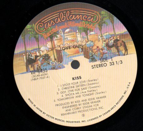 Kiss : Love Gun (LP, Album, Reg)