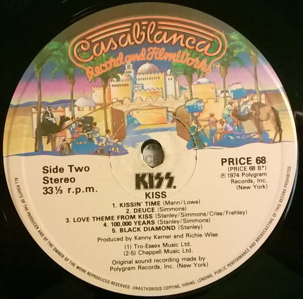 Kiss : Kiss (LP, Album, RE)