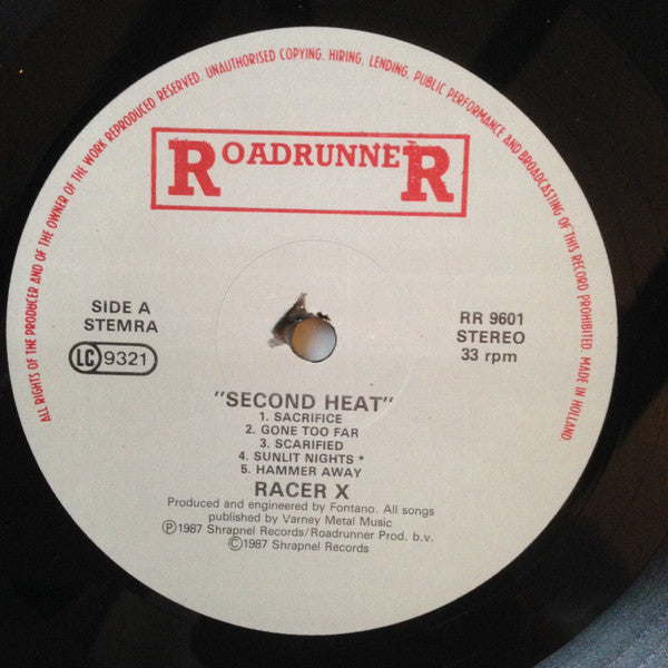 Racer X : Second Heat (LP, Album)