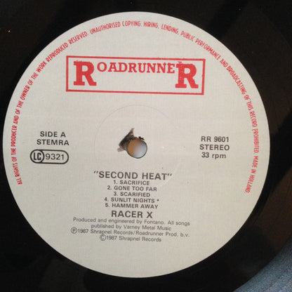 Racer X : Second Heat (LP, Album)