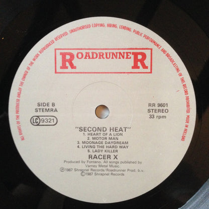 Racer X : Second Heat (LP, Album)
