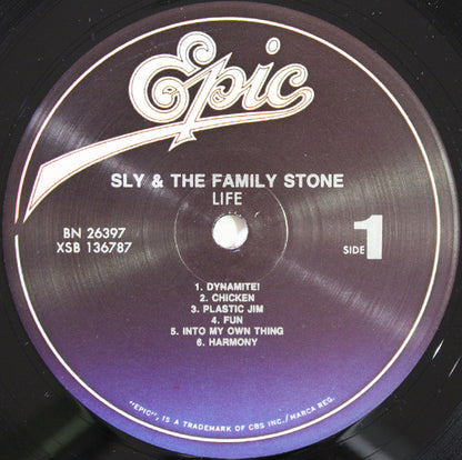Sly & The Family Stone : Life (LP, Album, RE)