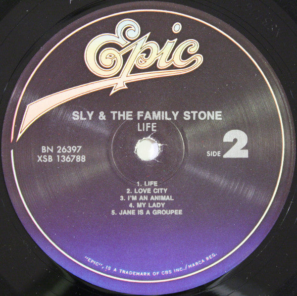 Sly & The Family Stone : Life (LP, Album, RE)