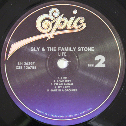 Sly & The Family Stone : Life (LP, Album, RE)