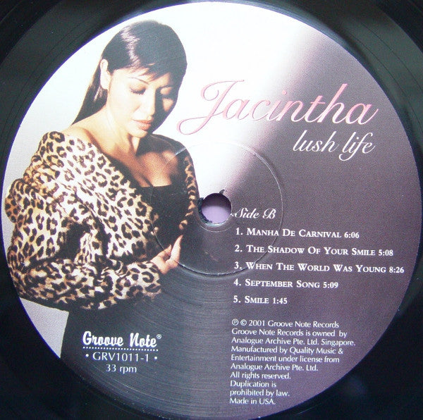 Jacintha : Lush Life (LP + 12" + Album, 180)