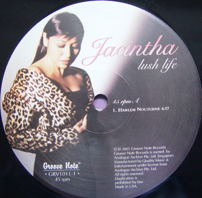 Jacintha : Lush Life (LP + 12" + Album, 180)