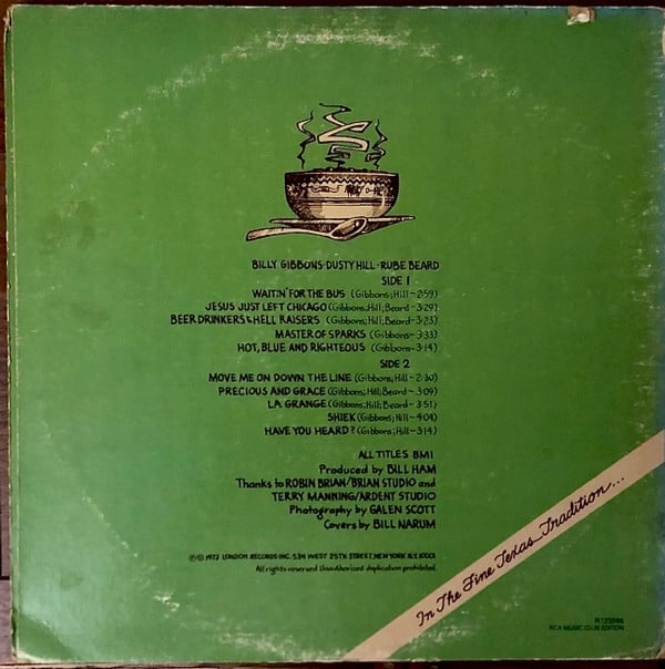 ZZ Top : Tres Hombres (LP, Album, Club, M/Print)