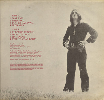 Black Sabbath : Paranoid (LP, Album, RE, 'Sp)