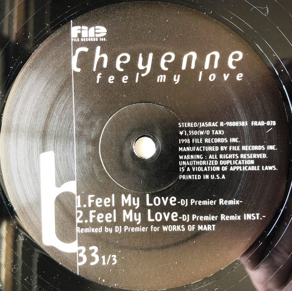 Cheyenne (7) : Feel My Love (12", Single)