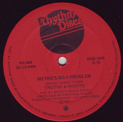 Truths & Rights : Metro's No. 1 Problem (12")