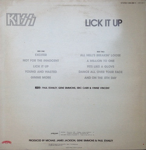 Kiss : Lick It Up (LP, Album)