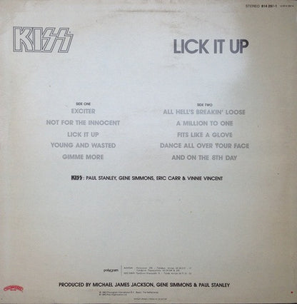Kiss : Lick It Up (LP, Album)