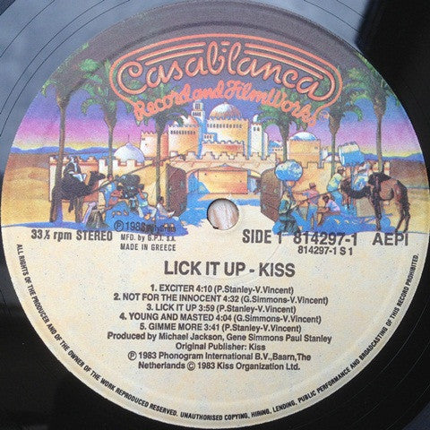 Kiss : Lick It Up (LP, Album)