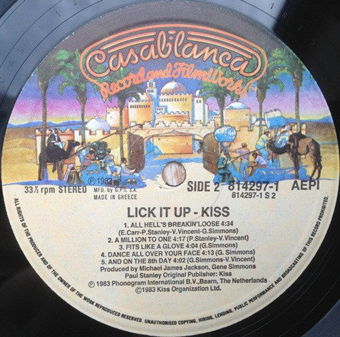 Kiss : Lick It Up (LP, Album)