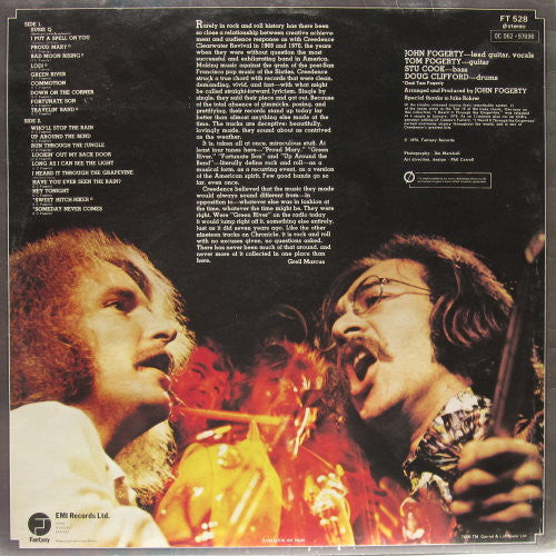 Creedence Clearwater Revival Featuring John Fogerty : Chronicle - 20 Greatest Hits (LP, Comp)