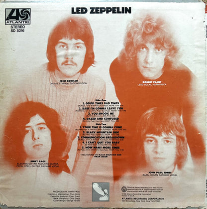 Led Zeppelin : Led Zeppelin (LP, Album, SP )