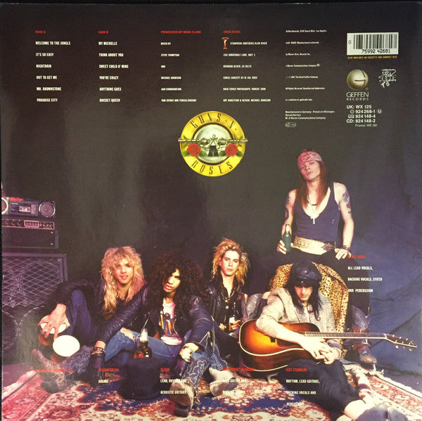 Guns N' Roses : Appetite For Destruction (LP, Album)