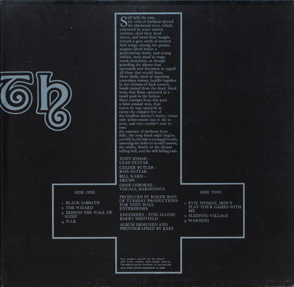 Black Sabbath : Black Sabbath (LP, Album, Gat)