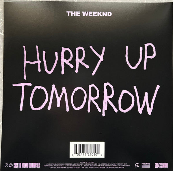 The Weeknd : Hurry Up Tomorrow (LP, Album, Ltd, Col)