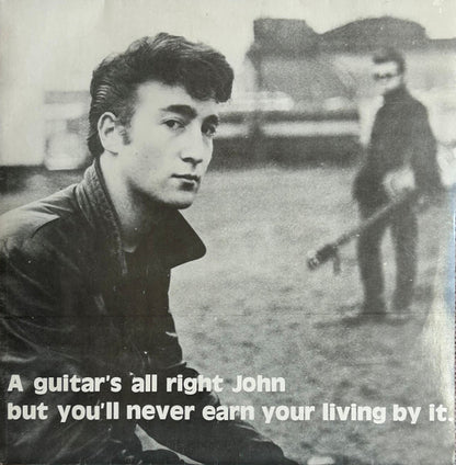 John Lennon : A Guitar's All Right John But You'll Never Earn Your Living By It. (10", Unofficial, W/Lbl, Red)