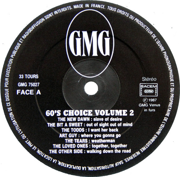 Various : The 60's Choice Volume 2 (LP, Comp)