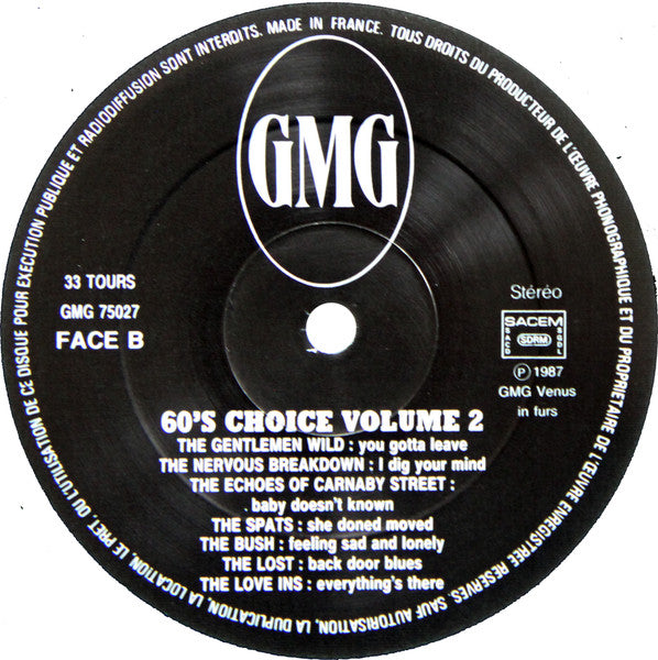 Various : The 60's Choice Volume 2 (LP, Comp)