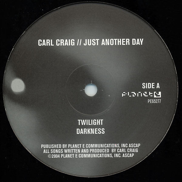 Carl Craig : Just Another Day (12", Single)
