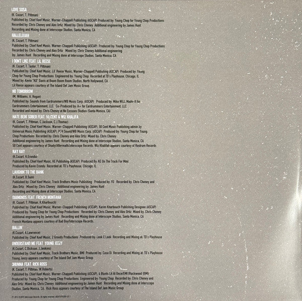 Chief Keef : Finally Rich (2xLP, Album, Club, Ltd, Num, RE, Bla)