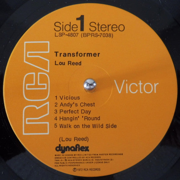 Lou Reed : Transformer (LP, Album, Dyn)