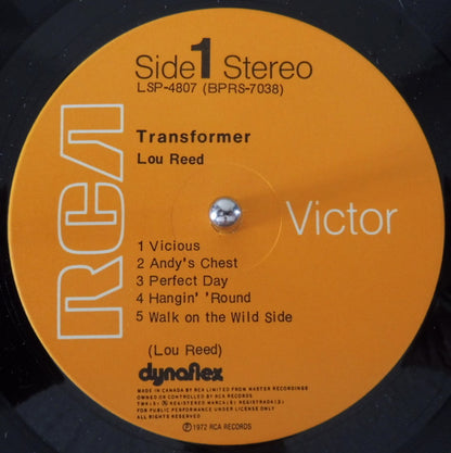 Lou Reed : Transformer (LP, Album, Dyn)