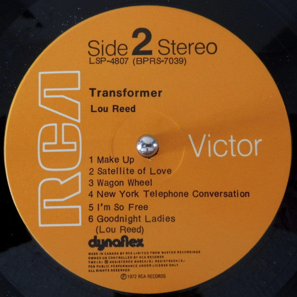 Lou Reed : Transformer (LP, Album, Dyn)
