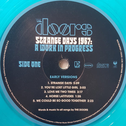 The Doors : Strange Days 1967: A Work In Progress (LP, Album, RSD, Ltd, Num, Blu)