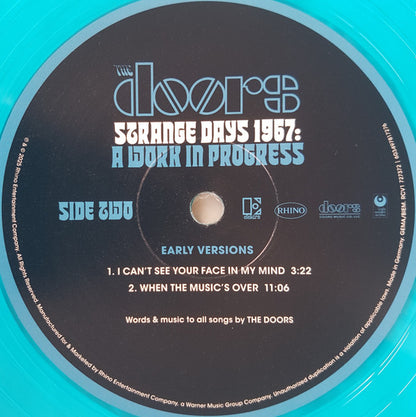 The Doors : Strange Days 1967: A Work In Progress (LP, Album, RSD, Ltd, Num, Blu)