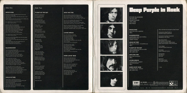 Deep Purple : In Rock (LP, Album, RP, Gat)