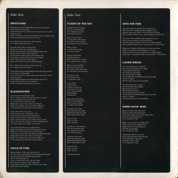 Deep Purple : In Rock (LP, Album, RP, Gat)