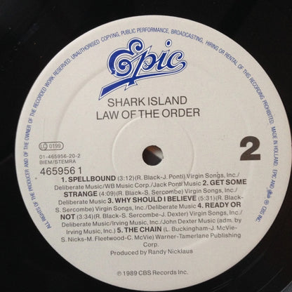 Shark Island : Law Of The Order (LP, Album)