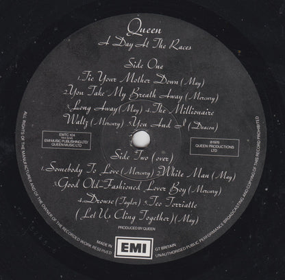 Queen : A Day At The Races (LP, Album, RE)