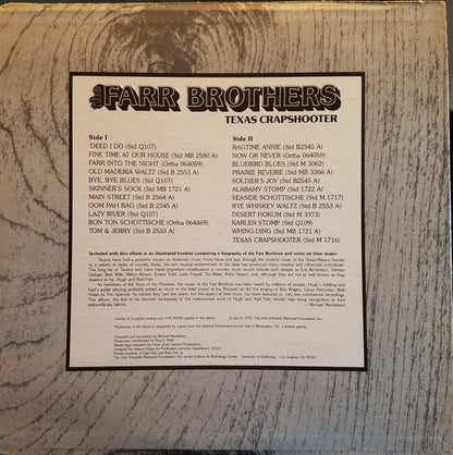 The Farr Brothers : Texas Crapshooter (LP, Comp)