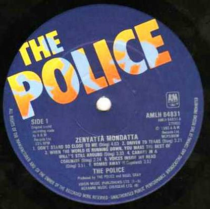 The Police : Zenyatta Mondatta (LP, Album)