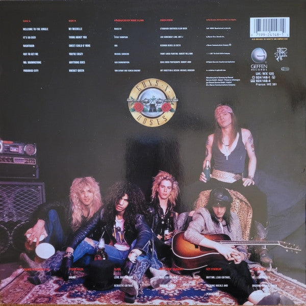 Guns N' Roses : Appetite For Destruction (LP, Album, Unc)