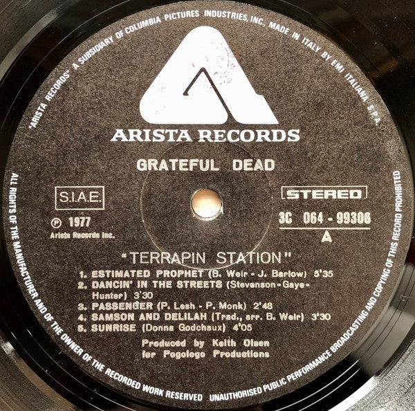 Grateful Dead* : Terrapin Station (LP, Album)