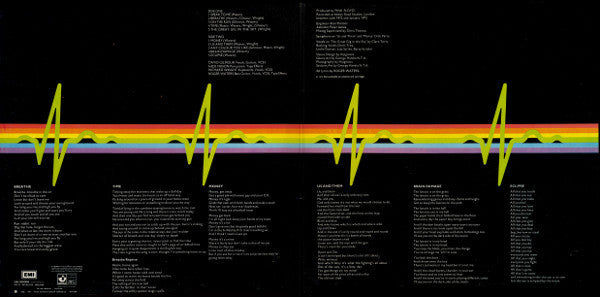 Pink Floyd : The Dark Side Of The Moon (LP, Album, RP, 5th)
