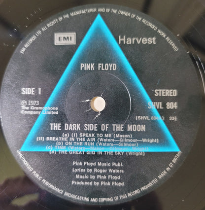 Pink Floyd : The Dark Side Of The Moon (LP, Album, RP, 5th)
