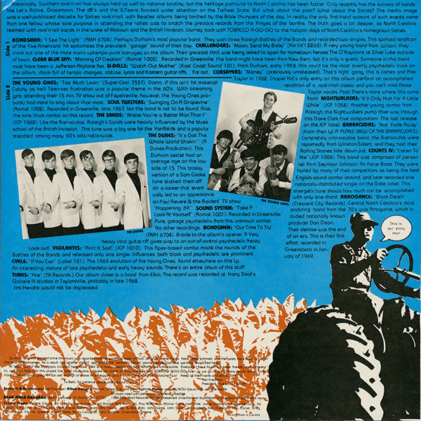 Various : Tobacco A-Go-Go (North Carolina Rock'n'Roll In The Sixties) (LP, Comp)